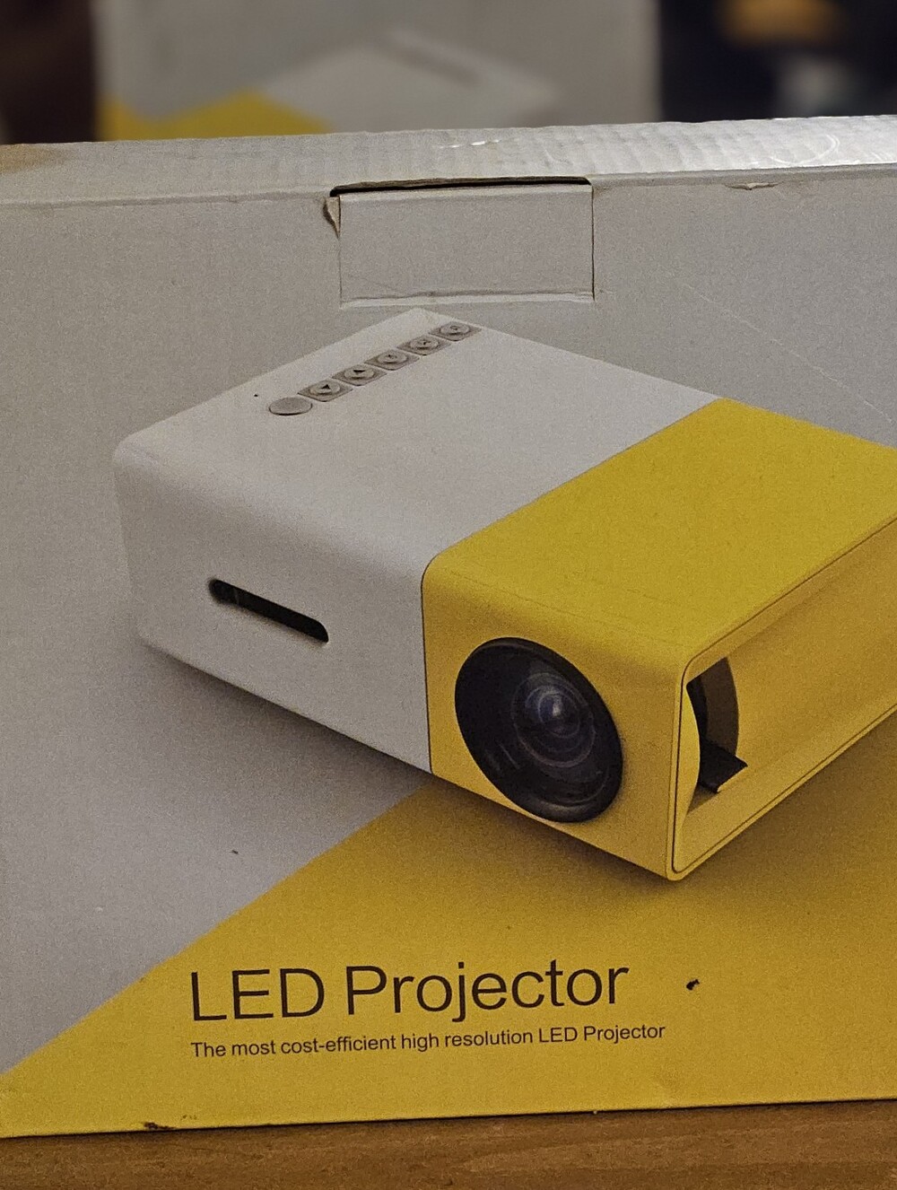 New LED Mini Projector – Portable Home Theater Projector | Open Box